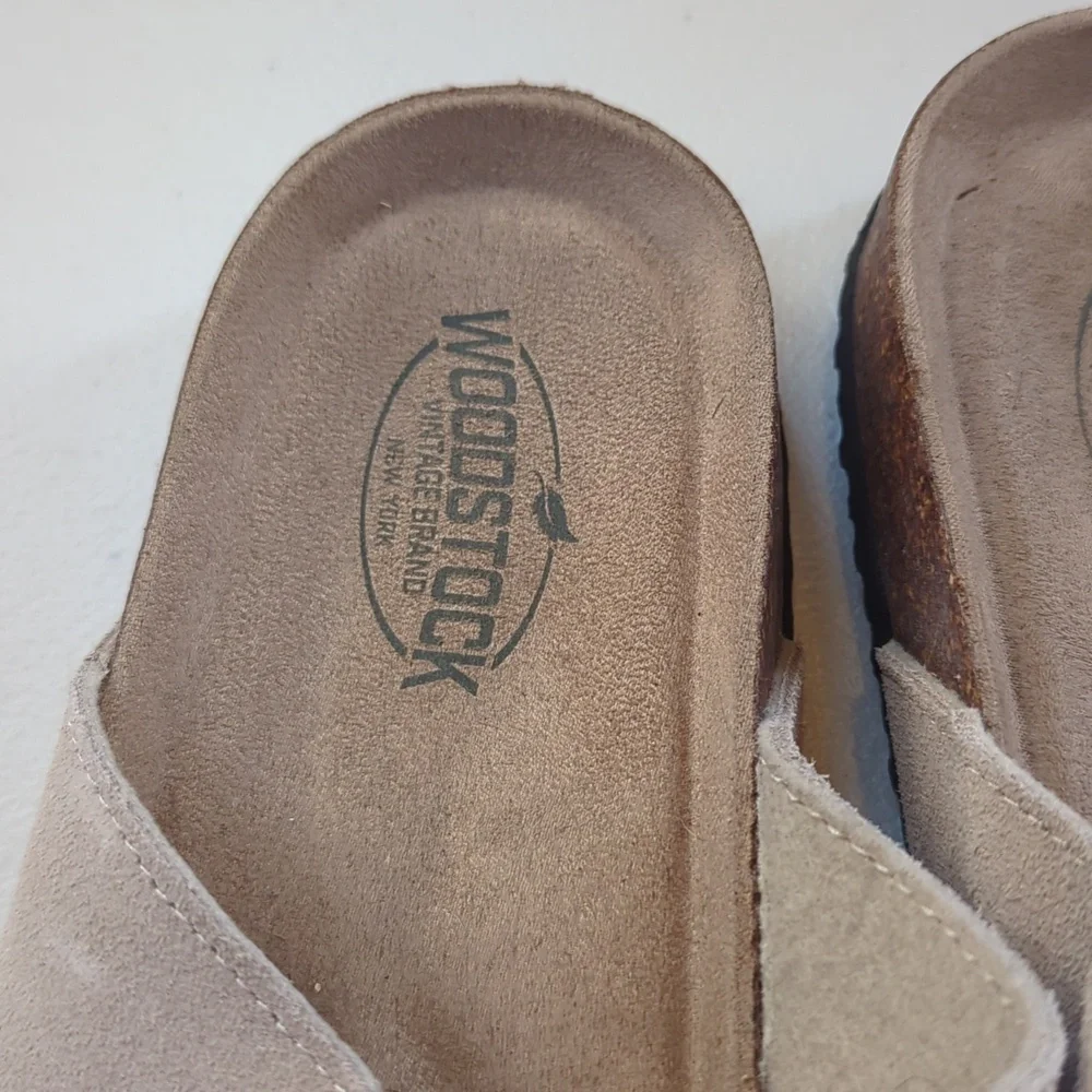 Vintage, Woodstock Stone Color Bert Slides, Sz 11